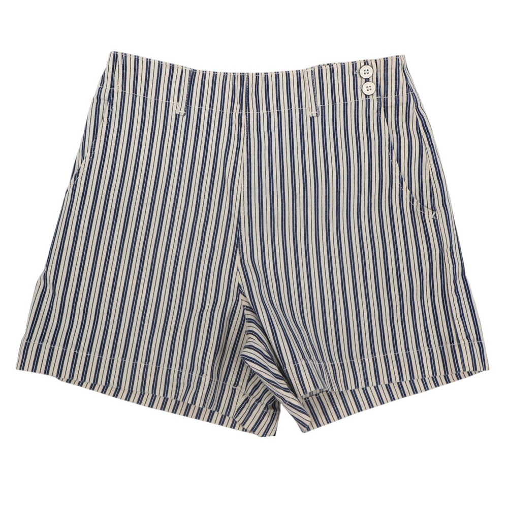 AG Adriano Goldschmied Sample Shorts Womens 27 Striped Cotton High Rise‎ Sailor